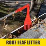 Maxbell Gutter Cleaner Adjustable Rake Head Villas Roofing Tool Gutter Cleaning Tool
