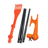 Maxbell Gutter Cleaner Adjustable Rake Head Villas Roofing Tool Gutter Cleaning Tool