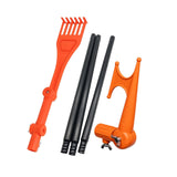 Maxbell Gutter Cleaner Adjustable Rake Head Villas Roofing Tool Gutter Cleaning Tool
