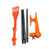 Maxbell Gutter Cleaner Adjustable Rake Head Villas Roofing Tool Gutter Cleaning Tool