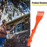 Maxbell Gutter Cleaner Adjustable Rake Head Villas Roofing Tool Gutter Cleaning Tool