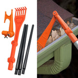 Maxbell Gutter Cleaner Adjustable Rake Head Villas Roofing Tool Gutter Cleaning Tool