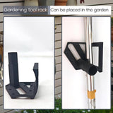 Maxbell 2Pcs Garden Tool Racks Wall Mount Easy to Install Multipurpose Utility Racks