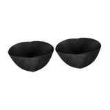 Maxbell 2x Planter Basket Liner Reusable Hanging Basket Liners for Patio Garden Yard Diameter 12 in