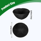 Maxbell 2x Planter Basket Liner Reusable Hanging Basket Liners for Patio Garden Yard Diameter 16 in