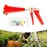 Maxbell Multipurpose Adjustable Comfortable Grip for Irrigation Garden Watering Yard Red