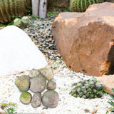 Maxbell 8x Artificial Rocks Ornament for Commercial Streets Diorama Supplies Outdoor Grey