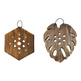 Maxbell Fern Mounting Board Wall Planter for Indoor Gardening Space Saving Versatile Leaf Shape