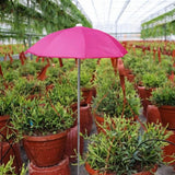 Maxbell Outdoor Plant Umbrella Plant Shade Cover for Yard Flowers Potted Garden Beds Red