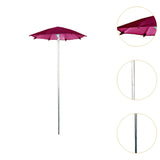 Maxbell Outdoor Plant Umbrella Plant Shade Cover for Yard Flowers Potted Garden Beds Red