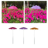 Maxbell Outdoor Plant Umbrella Plant Shade Cover for Yard Flowers Potted Garden Beds Red
