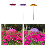Maxbell Outdoor Plant Umbrella Plant Shade Cover for Yard Flowers Potted Garden Beds Red
