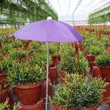 Maxbell Outdoor Plant Umbrella Plant Shade Cover for Yard Flowers Potted Garden Beds Purple