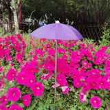 Maxbell Outdoor Plant Umbrella Plant Shade Cover for Yard Flowers Potted Garden Beds Purple