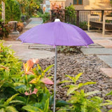 Maxbell Outdoor Plant Umbrella Plant Shade Cover for Yard Flowers Potted Garden Beds Purple