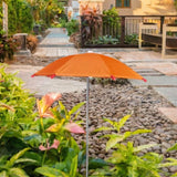 Maxbell Outdoor Plant Umbrella Plant Shade Cover for Yard Flowers Potted Garden Beds Orange