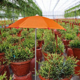 Maxbell Outdoor Plant Umbrella Plant Shade Cover for Yard Flowers Potted Garden Beds Orange