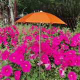 Maxbell Outdoor Plant Umbrella Plant Shade Cover for Yard Flowers Potted Garden Beds Orange