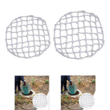 Maxbell Manhole Cover Net Reusable Removal Nylon Cover Netting Manhole Cover Netting 60cm