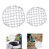 Maxbell Manhole Cover Net Reusable Removal Nylon Cover Netting Manhole Cover Netting 60cm