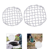 Maxbell Manhole Cover Net Reusable Removal Nylon Cover Netting Manhole Cover Netting 60cm