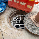 Maxbell Manhole Cover Net Reusable Removal Nylon Cover Netting Manhole Cover Netting 70cm