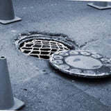 Maxbell Manhole Cover Net Easy Clean for Drainage Systems for Sewer Protection Round 70cm