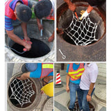 Maxbell Manhole Cover Net Easy Clean for Drainage Systems for Sewer Protection Round 70cm