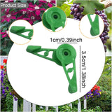 Maxbell 10x Plant Stem Training Clips Reusable Shaping Support Agricultural Supplies Green