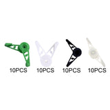 Maxbell 10x Plant Stem Training Clips Reusable Shaping Support Agricultural Supplies Green