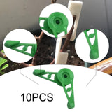 Maxbell 10x Plant Stem Training Clips Reusable Shaping Support Agricultural Supplies Green