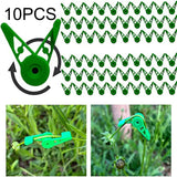 Maxbell 10x Plant Stem Training Clips Reusable Shaping Support Agricultural Supplies Green