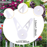 Maxbell 10x Plant Stem Training Clips Reusable Shaping Support Agricultural Supplies White