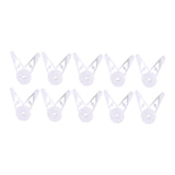 Maxbell 10x Plant Stem Training Clips Reusable Shaping Support Agricultural Supplies White