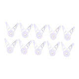 Maxbell 10x Plant Stem Training Clips Reusable Shaping Support Agricultural Supplies White
