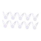Maxbell 10x Plant Stem Training Clips Reusable Shaping Support Agricultural Supplies White