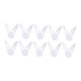 Maxbell 10x Plant Stem Training Clips Reusable Shaping Support Agricultural Supplies White