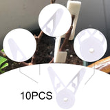 Maxbell 10x Plant Stem Training Clips Reusable Shaping Support Agricultural Supplies White