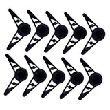 Maxbell 10x Plant Stem Training Clips Reusable Shaping Support Agricultural Supplies Black