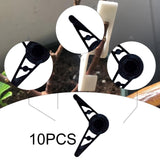 Maxbell 10x Plant Stem Training Clips Reusable Shaping Support Agricultural Supplies Black