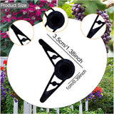 Maxbell 10x Plant Stem Training Clips Reusable Shaping Support Agricultural Supplies Black