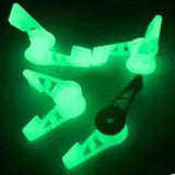 Maxbell 10x Plant Stem Training Clips Reusable Shaping Support Agricultural Supplies Luminous Green