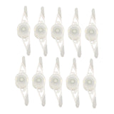Maxbell 10x Plant Stem Training Clips Reusable Shaping Support Agricultural Supplies Luminous Green