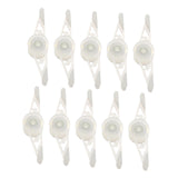 Maxbell 10x Plant Stem Training Clips Reusable Shaping Support Agricultural Supplies Luminous Green