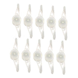 Maxbell 10x Plant Stem Training Clips Reusable Shaping Support Agricultural Supplies Luminous Green