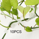 Maxbell 10x Plant Stem Training Clips Reusable Shaping Support Agricultural Supplies Luminous Green