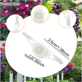 Maxbell 10x Plant Stem Training Clips Reusable Shaping Support Agricultural Supplies Luminous Green