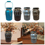 Maxbell Retro Iron Flower Bucket Farmhouse Flower Planter Metal Bucket for Balconies gold