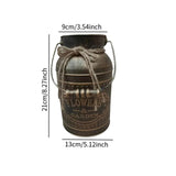 Maxbell Retro Iron Flower Bucket Farmhouse Flower Planter Metal Bucket for Balconies gold