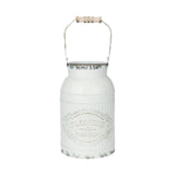 Maxbell Milk Jug Vase Metal Rustic Decorative Metal Flower Jug for Home Office Table